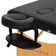 BALANCE wooden folding massage table 3 segment 190x70 black