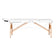 BALANCE wooden folding massage table 3 segment 190x70 white