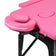 BALANCE wooden folding massage table 2 segment pink and black