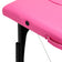 BALANCE wooden folding massage table 2 segment pink and black