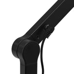 Glow L05 manicurelamp met gebogen arm voor op tafel, zwart