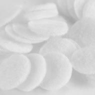 Small cotton microdermabrasion filters, 40 pcs.