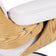 Hairdressing chair Gabbiano Florencja in white with a white base