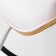 Hairdressing chair Gabbiano Florencja in white with a white base