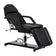 Fauteuil de beauté de pédicure hydraulique Sillon 210 avec fonction de bascule et repose-pieds divisé noir
