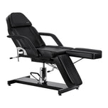 Fauteuil de beauté de pédicure hydraulique Sillon 210 avec fonction de bascule et repose-pieds divisé noir