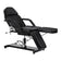 Fauteuil de beauté de pédicure hydraulique Sillon 210 avec fonction de bascule et repose-pieds divisé noir