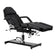 Fauteuil de beauté de pédicure hydraulique Sillon 210 avec fonction de bascule et repose-pieds divisé noir