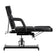 Fauteuil de beauté de pédicure hydraulique Sillon 210 avec fonction de bascule et repose-pieds divisé noir