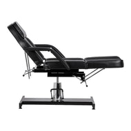 Hydraulischer Pediküre-Schönheitsstuhl Sillon 210 mit Schaukelfunktion und geteilter Fußstütze schwarz