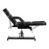 Fauteuil de beauté de pédicure hydraulique Sillon 210 avec fonction de bascule et repose-pieds divisé noir