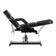 Fauteuil de beauté de pédicure hydraulique Sillon 210 avec fonction de bascule et repose-pieds divisé noir