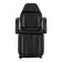 Fauteuil de beauté de pédicure hydraulique Sillon 210 avec fonction de bascule et repose-pieds divisé noir