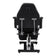 Fauteuil de beauté de pédicure hydraulique Sillon 210 avec fonction de bascule et repose-pieds divisé noir