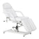 Chaise de pédicure hydraulique Sillon 210 avec fonction de bascule et repose-pieds divisé blanc