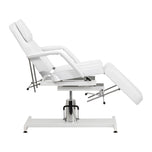 Hydraulic cosmetic chair Sillon 210 with cradle white