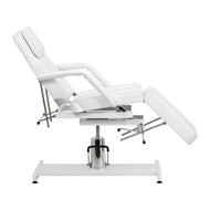Hydraulic cosmetic chair Sillon 210 with cradle white