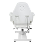 Hydraulic cosmetic chair Sillon 210 with cradle white