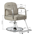 Kappersstoel Gabbiano Acri beige