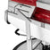 Kappersstoel Gabbiano Royal X rood