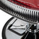 Kappersstoel Gabbiano Royal X rood