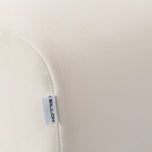 Sillon Umbra white eyelash treatment chair with gold base
