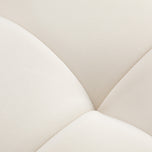 Sillon Umbra white eyelash treatment chair with gold base