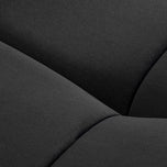 Sillon Corona eyelash treatment chair, black with gold base