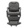Gabbiano barber chair Bruno grey with a grey base