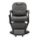 Gabbiano barber chair Bruno grey with a black base