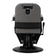 Gabbiano barber chair Bruno grey with a black base