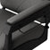 Gabbiano barber chair Bruno grey with a black base