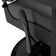 Gabbiano barber chair Bruno grey with a black base
