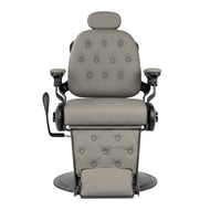 Barber chair Gabbiano Francesco grey with a black base