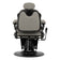 Barber chair Gabbiano Francesco grey with a black base