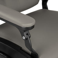 Barber chair Gabbiano Francesco grey with a black base