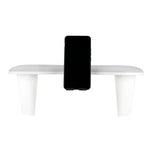 MOMO Croissant manicure rest with mobile phone holder grey
