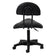 Tabouret esthétique 6001 noir avec base noire