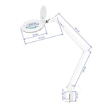 Loeplamp Elegante 6031, 60 SMD 3D-leds, voor op tafel, met instelbare lichtintensiteit