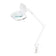 Lampe loupe Elegante 6030 à 60 LED CMS pour plan de travail, intensité lumineuse réglable