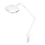 Lampe loupe Elegante 6030 à 60 LED CMS pour plan de travail, intensité lumineuse réglable