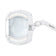 Lampe loupe Elegante 6030 à 60 LED CMS pour plan de travail, intensité lumineuse réglable