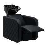 Electric hairdressing wash unit with massage function Gabbiano Sylvia Plus black