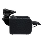 Electric hairdressing wash unit with massage function Gabbiano Sylvia Plus black