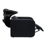 Electric hairdressing wash unit with massage function Gabbiano Sylvia Plus black