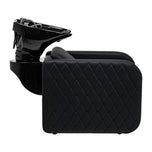 Electric hairdressing wash unit with massage function Gabbiano Sylvia Plus black