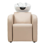 Electric hairdressing wash unit with massage function Gabbiano Sylvia Plus beige