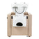 Electric hairdressing wash unit with massage function Gabbiano Sylvia Plus beige