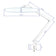 LED workshop lamp Elegante white