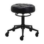Hairdressing stool Gabbiano D054 black with black base